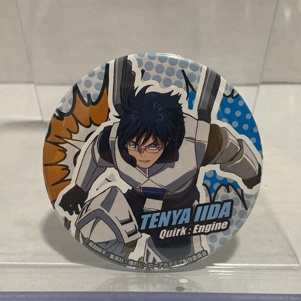 My Hero Academia Badge Tenya Iida Ingenium Big Metal Tin Cans Pin